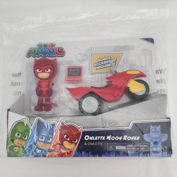 PJ MASKS Other - PJ Masks Owlette Moon Rover Vehicle & Owlette + Bonus Accessory by Just Play New